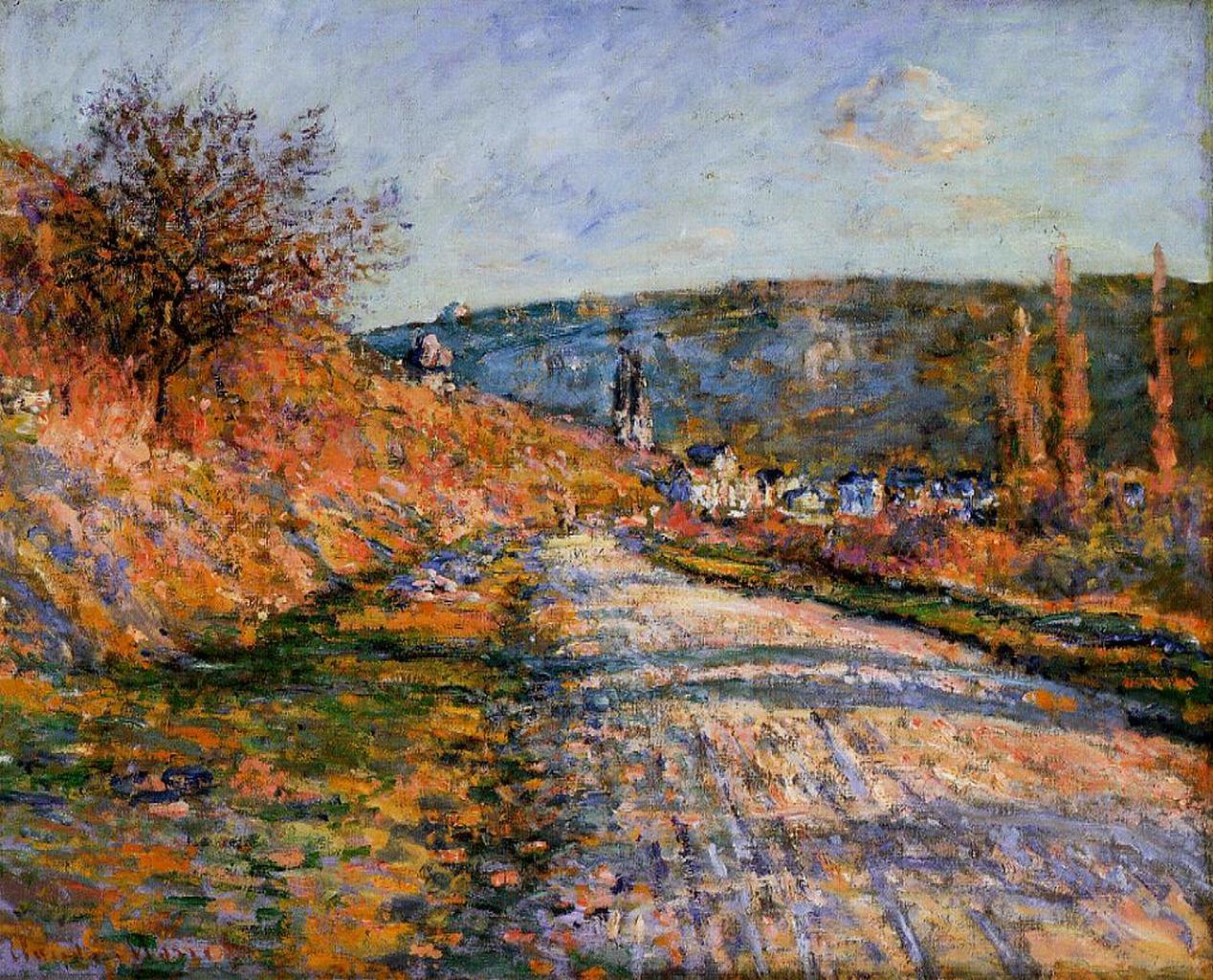 The Road to Vetheuil 1880